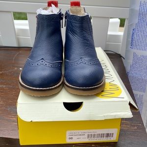 Mini Boden leather booties